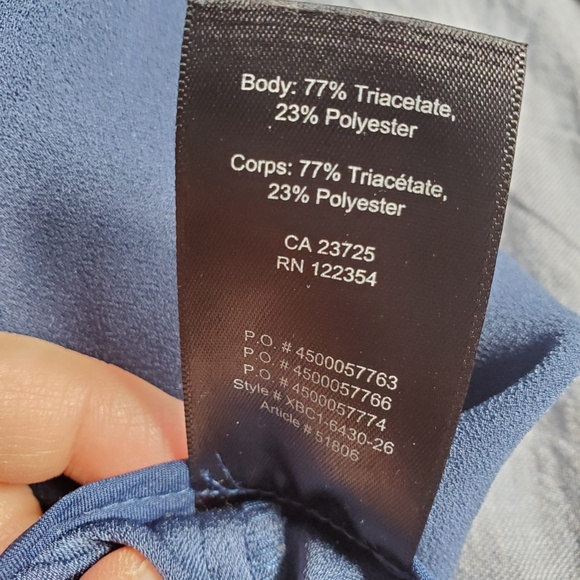 Aritzia Babaton Lazarus Culottes Pants (Navy blue) Size 0 - Picture 5 of 8